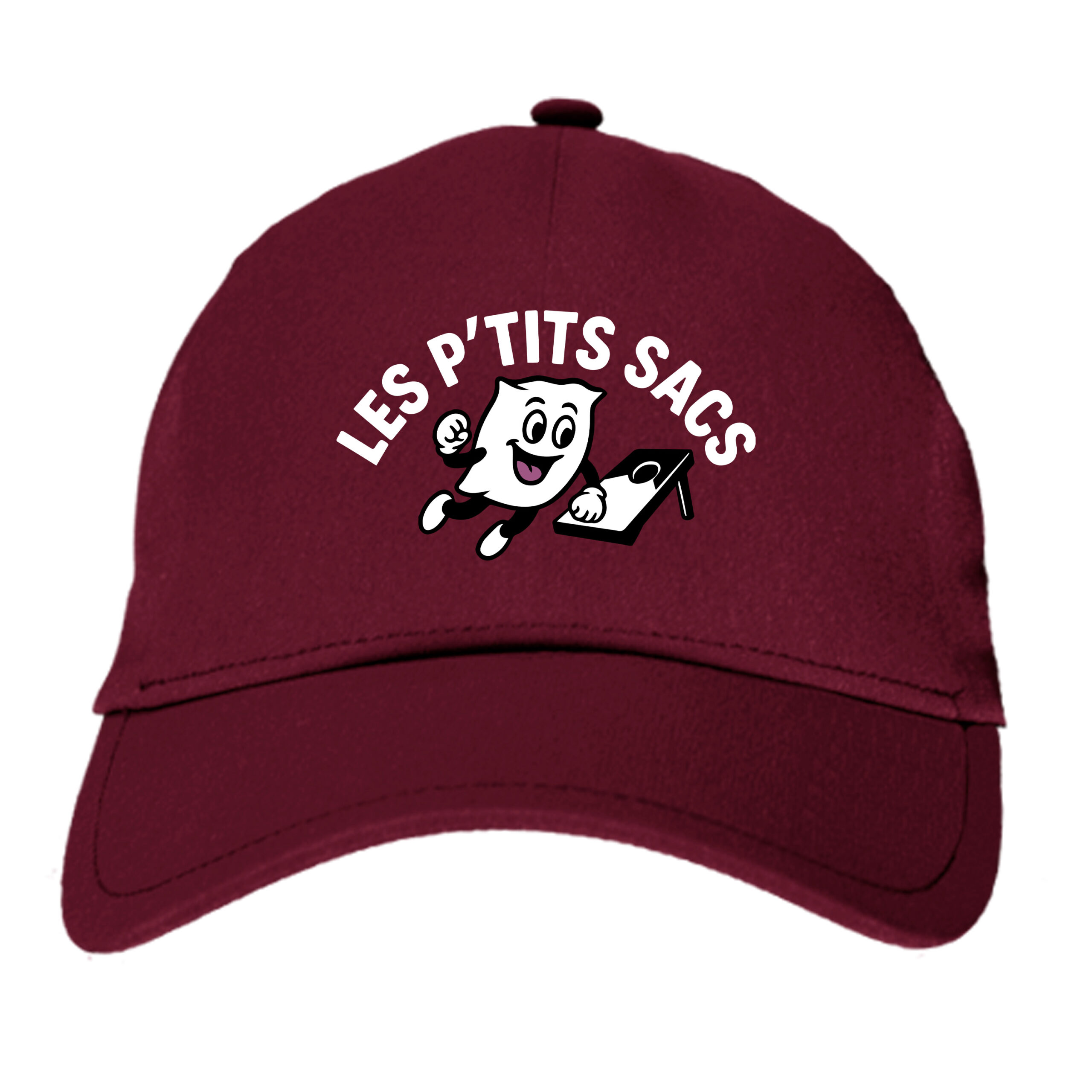 CASQUETTE - LES P'TITS SACS DE MAGNY-LE-HONGRE - Bordeaux - BF015 – Image 2