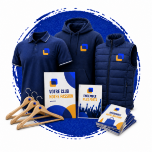 ECHANTILLONS TEXTILE CLUB + SUPPORTS DE COMMUNICATION