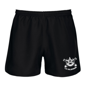Short de rugby unisexe - 68RAA CYNOGROUPE – Noir - PA136