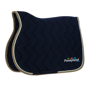 Tapis de selle EQUITHÈME "Polyfun" - Poneyland de Thiais - Navy - 20444