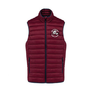 DOUDOUNE SANS MANCHES (femme) - LES P'TITS SACS DE MAGNY-LE-HONGRE - Bordeaux - K6114