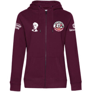 SWEAT ZIPPÉ (femme) - LES P'TITS SACS DE MAGNY-LE-HONGRE - Bordeaux - BCW03Q