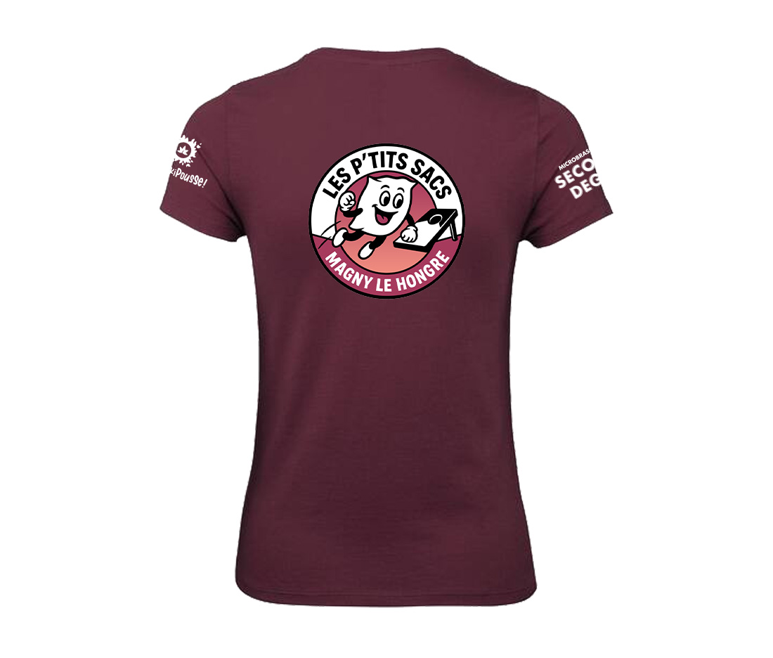 T-SHIRT (homme) - LES P'TITS SACS DE MAGNY-LE-HONGRE - BC03T – Image 4