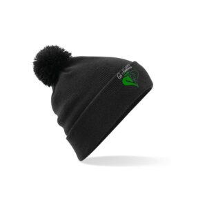 BONNET AVEC POMPOM - Centre Equestre Les Sablons - Noir - BF426