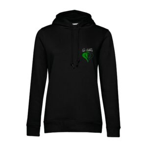 SWEAT A CAPUCHE (femme) – Centre Equestre Les Sablons - Noir - BCW34B
