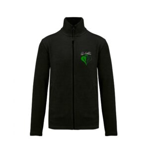 Veste micropolaire zippée (enfant) – Centre Equestre Les Sablons - Noir – K920