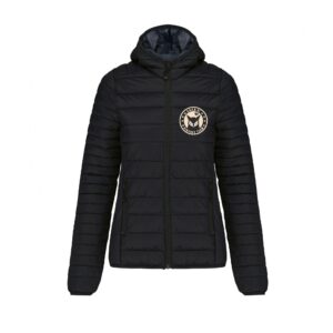 DOUDOUNE AVEC MANCHES ET CAPUCHE (femme) - Cnca 87 - Noir - K6111