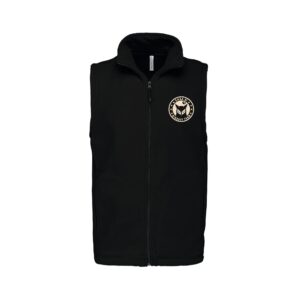 Veste micropolaire zippée sans manches (femme) – Cnca 87 - Noir - K906