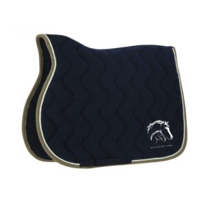 Tapis de selle EQUITHÈME "Polyfun" - Haras des Petits Prés - Navy - 20444