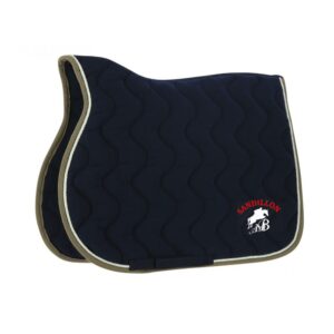 Tapis de selle EQUITHÈME "Polyfun" - Ecurie Pierre Defrance - Navy - 20444