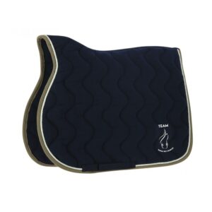 Tapis de selle EQUITHÈME "Polyfun" - Haras des sources - Navy - 20444