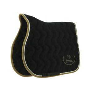 Tapis de selle EQUITHÈME "Polyfun" - Les écuries de l'ADS - Noir - 204444