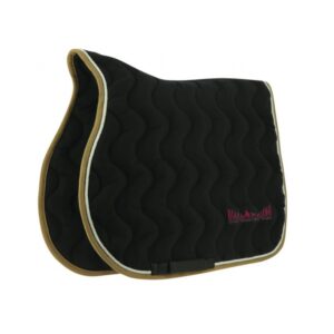 Tapis de selle EQUITHÈME "Polyfun" - Haras du lion - Noir - 204444