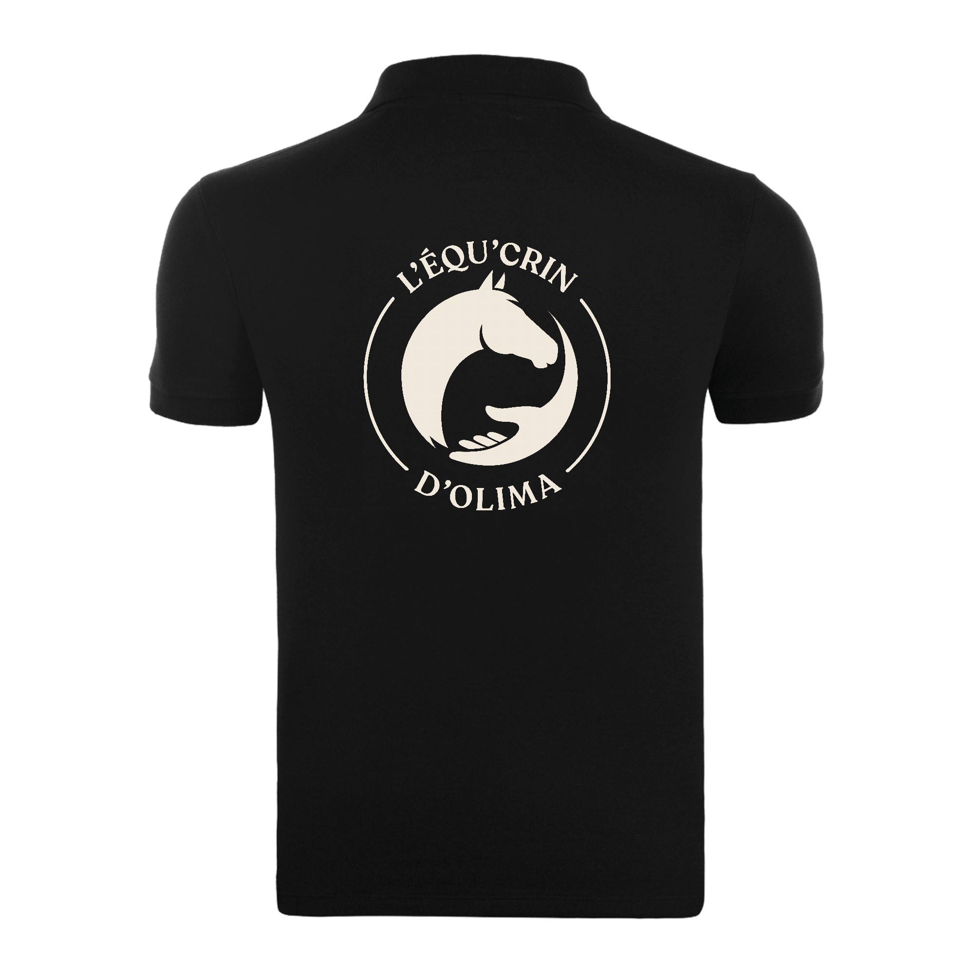 POLO (enfant) - L'Equ'Crin d'Olima - Noir - BCK424 – Image 3