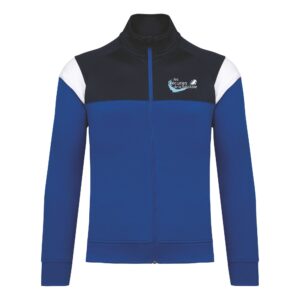 Veste de survêtement zippée (enfant) - Les ecuries de la Sauzaie - Bleu roi - PA391
