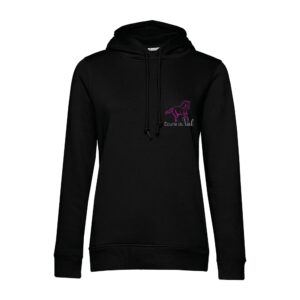 SWEAT A CAPUCHE (femme) – Écurie du Val (38) - Noir - BCW34B