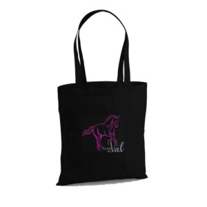 TOTE BAG - Écurie du Val (38) - Noir - LS42OE