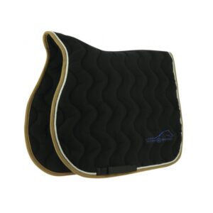 Tapis de selle EQUITHÈME "Polyfun" - Ecurie Biechel - Noir - 204444