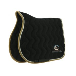 Tapis de selle EQUITHÈME "Polyfun" - Centre équestre les crinières de gap - Noir - 204444
