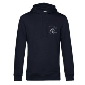 SWEAT A CAPUCHE (enfant) - Centre équestre de Bouchain / La Gourmette de l'Ostrevant - Navy - K477