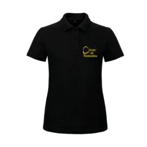 POLO (femme) - Etrier de Fontenilles - Noir - BCI1F