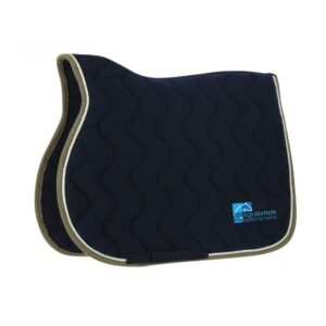 Tapis de selle EQUITHÈME "Polyfun" - Équitation mers les bains - Navy - 20444