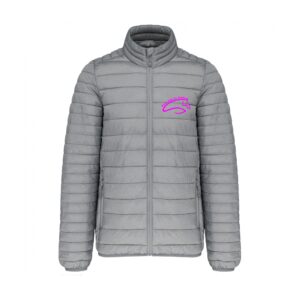 DOUDOUNE AVEC MANCHES (femme) - Poney-club des Bréats - Gris Chiné - K6121