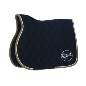 Tapis de selle EQUITHÈME "Polyfun" - Les ecuries de la Sauzaie - Navy - 20444