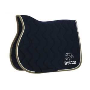 Tapis de selle EQUITHÈME "Polyfun" - PONEY CLUB DE SAINT GERVAIS - Navy - 20444