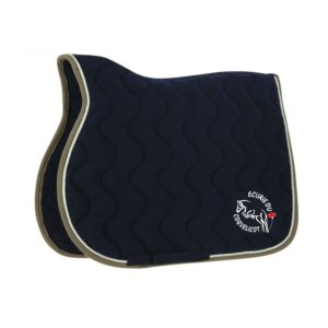Tapis de selle EQUITHÈME "Polyfun" - earl ecurie du coquelicot - Navy - 20444