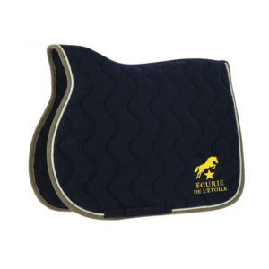 Tapis de selle EQUITHÈME "Polyfun" - Écurie de l'étoile - Navy - 20444