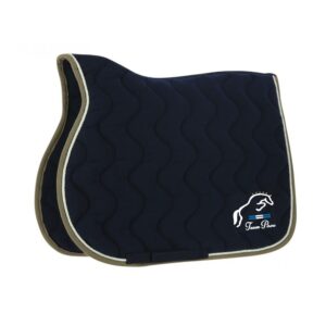 Tapis de selle EQUITHÈME "Polyfun" - team pirou - Navy - 204444