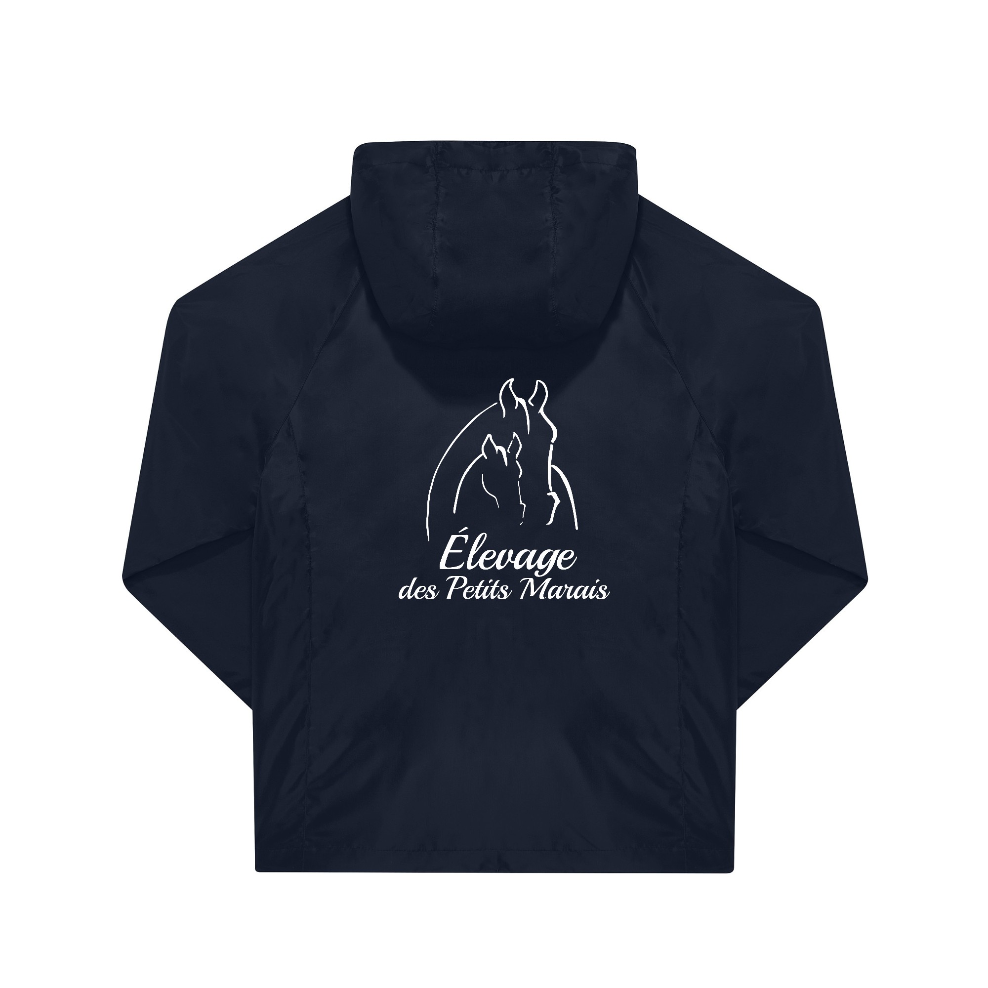 COUPE-VENT (enfant) - EARL ÉLEVAGE DES PETITS MARAIS - Navy - BC631 – Image 3