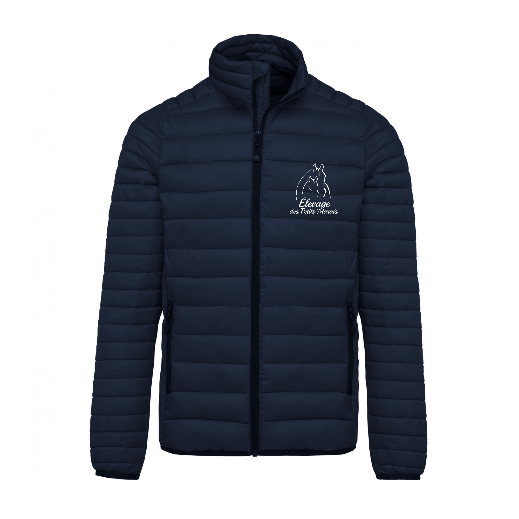 DOUDOUNE AVEC MANCHES (homme) - EARL ÉLEVAGE DES PETITS MARAIS - Navy - K6120