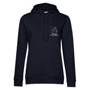 SWEAT A CAPUCHE (femme) – EARL ÉLEVAGE DES PETITS MARAIS - Navy - BCW34B