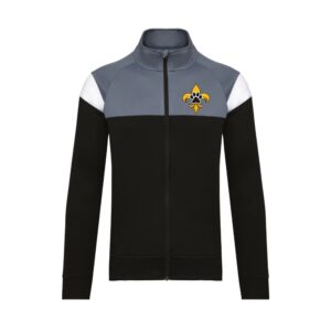 Veste de survêtement zippée (unisexe) - ECD 1RA - Noir - PA390