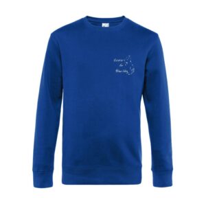 SWEAT COL ROND (enfant) - Ecuries Blue Sky - Bleu roi - ID332K