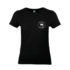 T-SHIRT (femme) - Les Ecuries En'Vol - Noir - BC04T