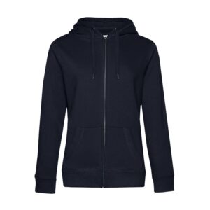 SWEAT ZIPPÉ (femme) - Les cavaliers des cyclamens - Navy - BCW03Q