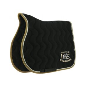 Tapis de selle EQUITHÈME "Polyfun" - Ecuries de la chantalette - Noir - 204444