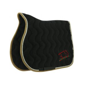 Tapis de selle EQUITHÈME "Polyfun" - jumping88 - Noir - 204444