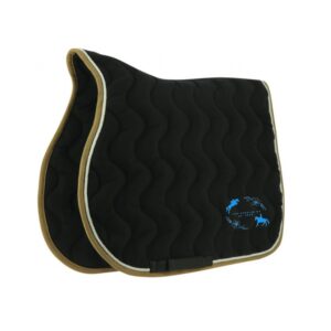 Tapis de selle EQUITHÈME "Polyfun" - Les écuries de la Tour - Noir - 204444