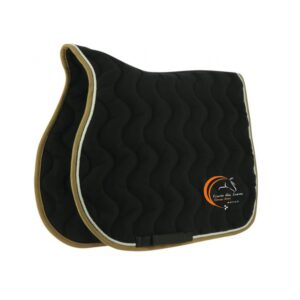 Tapis de selle EQUITHÈME "Polyfun" - Ecurie des lunes Elevage moon - Noir - 204444
