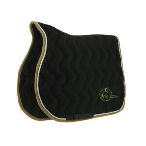 Tapis de selle EQUITHÈME "Polyfun" - Ecurie de la Renardière - Noir - 204444