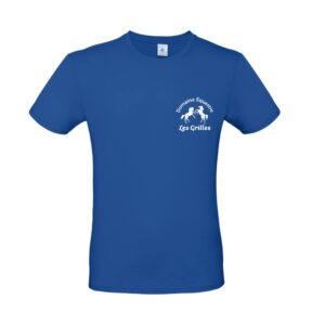 T-SHIRT (enfant) - DOMAINE EQUESTRE DES GRILLES - Bleu roi - BC03TK