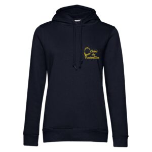 SWEAT A CAPUCHE (femme) – Etrier de Fontenilles - Navy - BCW34B