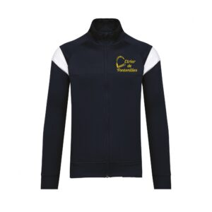 Veste de survêtement zippée (enfant) - Etrier de Fontenilles - Navy - PA391