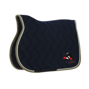 Tapis de selle EQUITHÈME "Polyfun" - Écurie Karine Dercourt - Navy - 204444