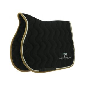 Tapis de selle EQUITHÈME "Polyfun" - ECURIE GITTON - Noir - 204444