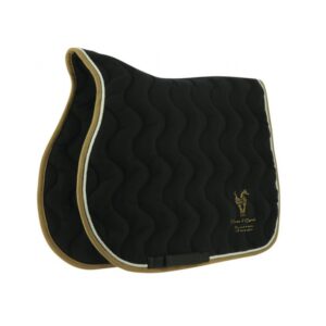 Tapis de selle EQUITHÈME "Polyfun" - centre d'ogotaï - Noir - 204444